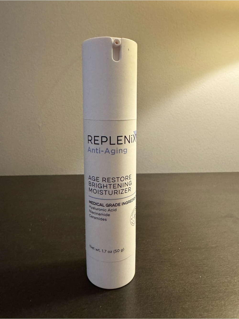 Replenix Age Restore Brightening Moisturizer 1.7 oz 50 ml Full Size NEW